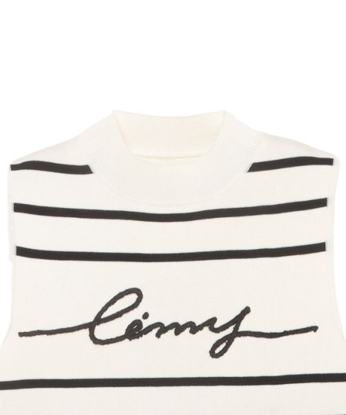 新品！！eimy istoireノースリーブニット 黒 eimy istoire 「eimy istoire」 ノースリーブニット FREE