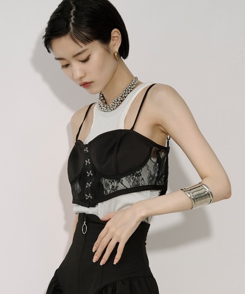 Ezick キャミソール Lingerie hock レースビスチェ : ZOZOTOWN Yahoo