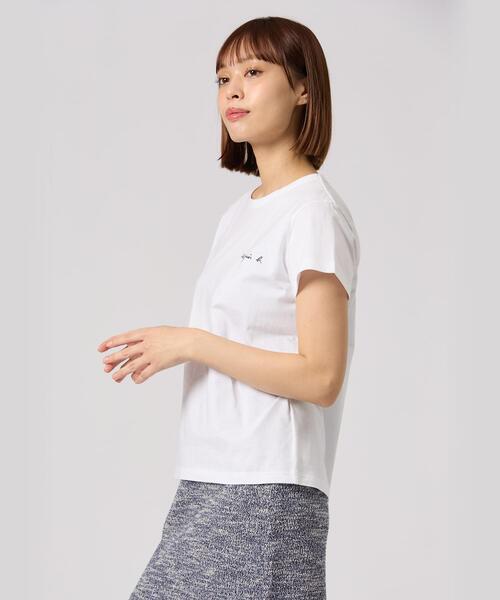 「agnes b.」 半袖Tシャツ 3 ホワイト レディース