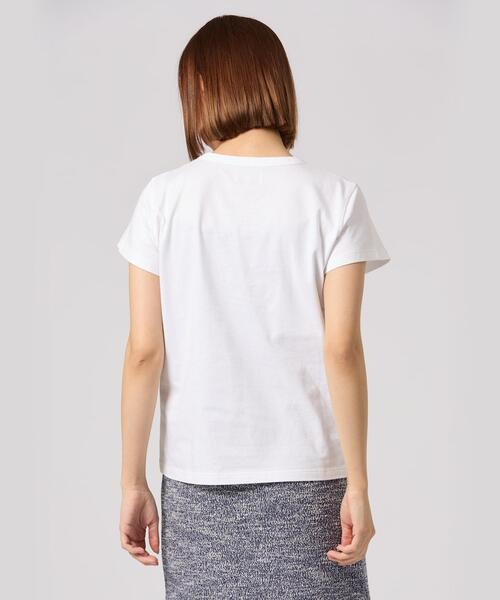 「agnes b.」 半袖Tシャツ 3 ホワイト レディース
