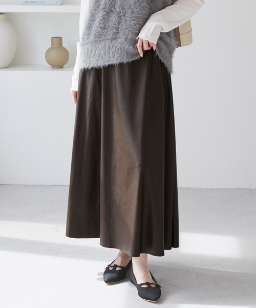 ROPE' PICNIC（ロペ ピクニック） スカート シンセティックレザー