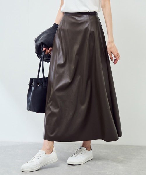 ROPE' PICNIC（ロペ ピクニック） スカート シンセティックレザー