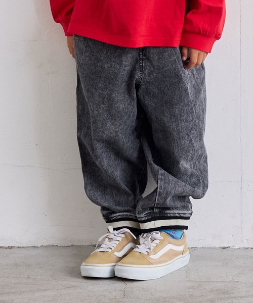 MARKEY'S（マーキーズ） パンツ ラインリブデニムパンツ キッズ 子供服