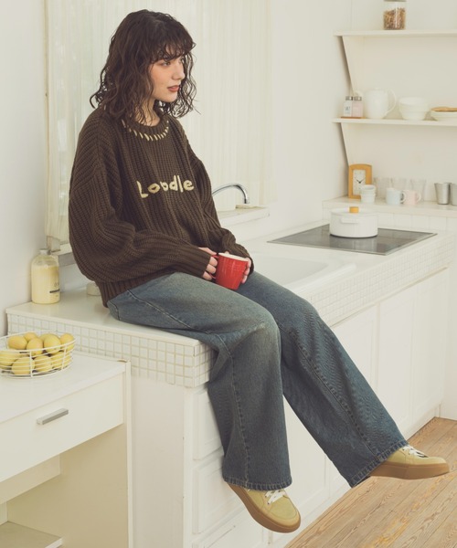 Zooodle セーター ニット Stitch Logo knit - ステッチロゴニット