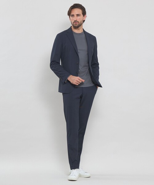 【L相当 ネイビー】マッキントッシュ スーツセットアップ ウール100% ウールシルク ツイルスーツ （セットアップ）｜MACKINTOSH LONDON(MENS