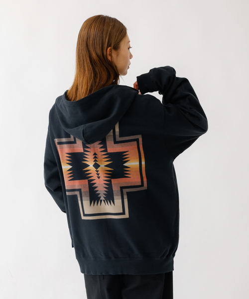 定価7.2万 1piu1uguale3×PENDLETON ジップパーカー Ⅳ PENDLETON パーカー 「PENDLETON/ペンドルトン」Back Print Zip