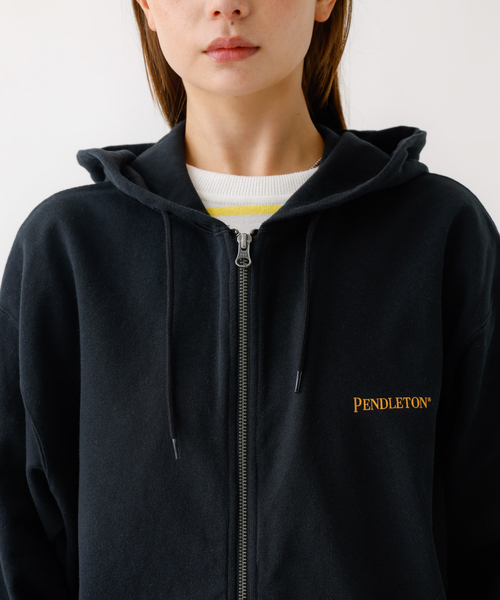 定価7.2万 1piu1uguale3×PENDLETON ジップパーカー Ⅳ PENDLETON パーカー 「PENDLETON/ペンドルトン」Back Print Zip