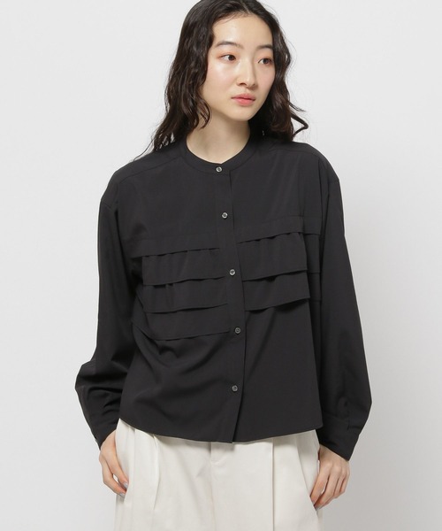 「niko and...」 長袖ブラウス LARGE ブルー レディース