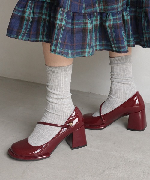 パンプス ラウンドトゥ メリージェーンパンプス : ZOZOTOWN Yahoo!店