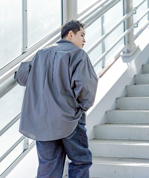 FREAK'S STORE（フリークスストア） 長袖シャツ LARGE サックスブルー