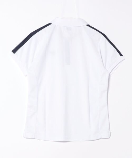 「Reebok」 半袖ポロシャツ M ホワイト レディース_画像2