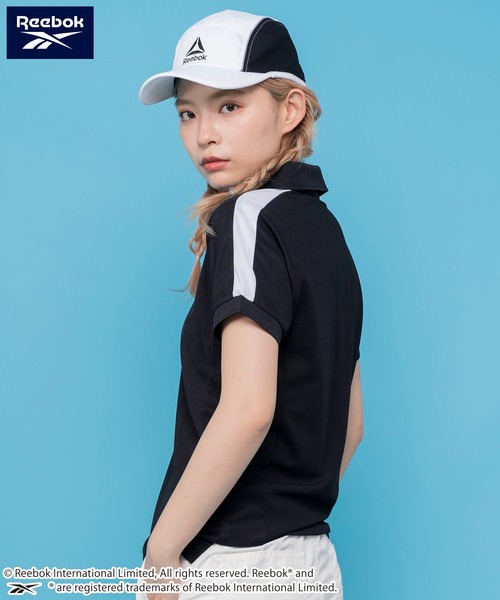 「Reebok」 半袖ポロシャツ M ホワイト レディース_画像9