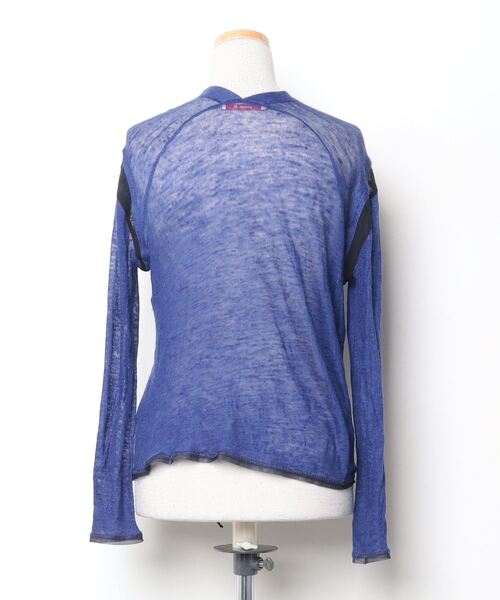 「BACCA」 カーディガン 38 ブルー レディース_画像2