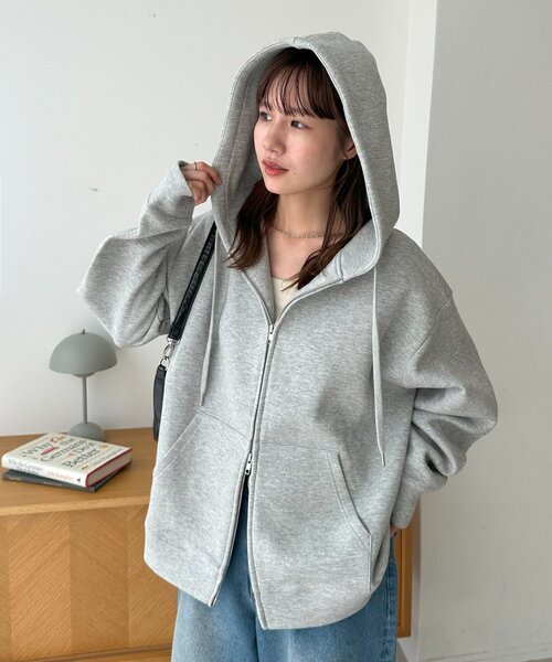 ディスコート　ボンディングWジップパーカー Discoat（ディスコート） パーカー 「ユニセックス」ボンディングW