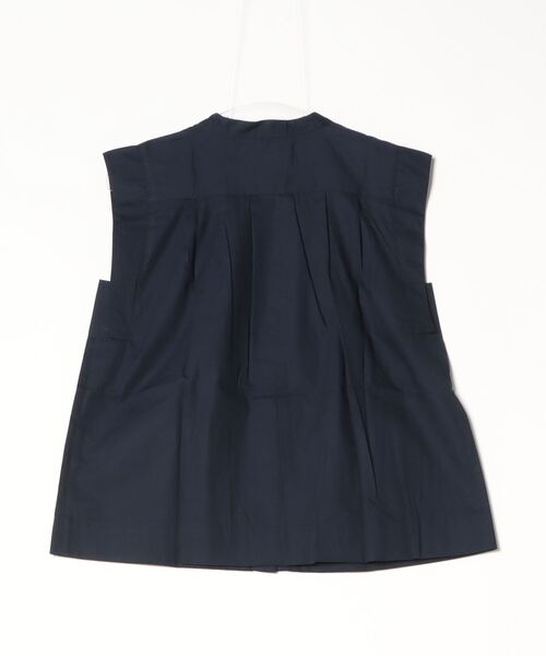 「BANANA REPUBLIC FACTORY STORE」 ノースリーブブラウス X-SMALL ネイビー レディース_画像2