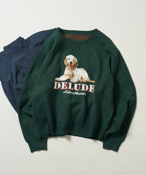 ニット セーター DOG ジャガードニット/ドッグ ジャガードニット レディース | FREAK'S STORE