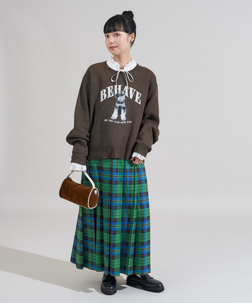 ニット セーター DOG ジャガードニット/ドッグ ジャガードニット レディース | FREAK'S STORE | 04