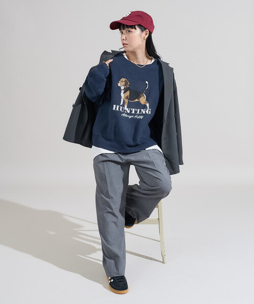 ニット セーター DOG ジャガードニット/ドッグ ジャガードニット レディース | FREAK'S STORE | 17