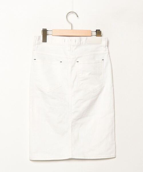 「Westwood Outfitters」 デニムスカート S ホワイト レディース_画像2