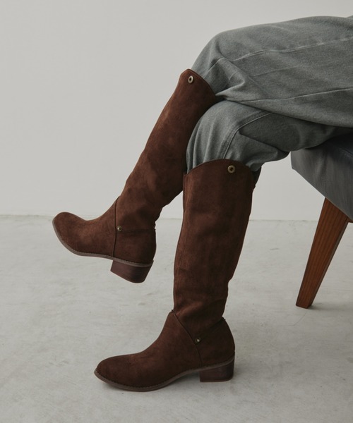 Aunt Marie's（アントマリーズ） ブーツ フェイクスウェード2WAYロング