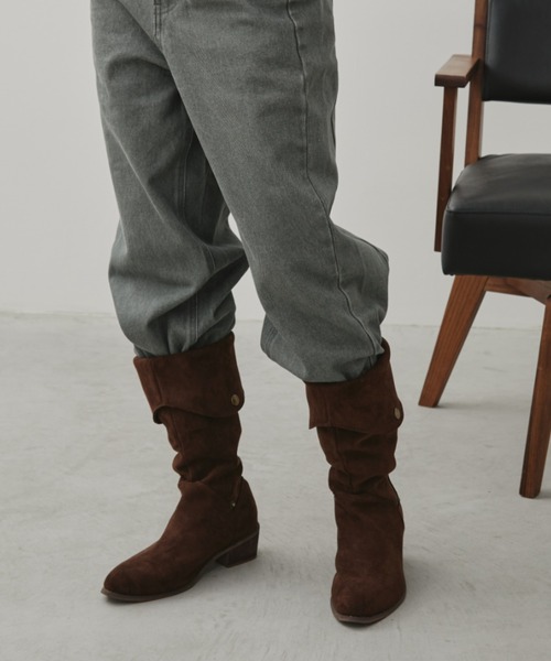 Aunt Marie's（アントマリーズ） ブーツ フェイクスウェード2WAYロング