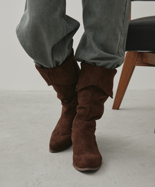 Aunt Marie's（アントマリーズ） ブーツ フェイクスウェード2WAYロング