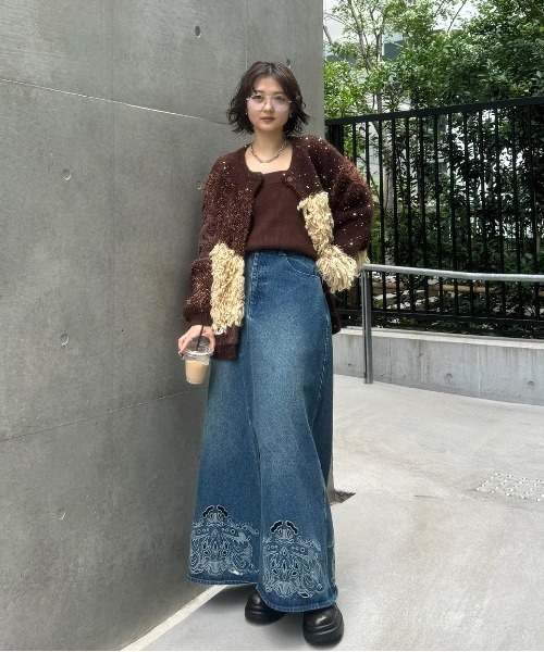 ♦︎未使用♦︎アメリPOCKET DETAIL KNITカ－ディガン AMERI 未使用 POCKET DETAIL KNIT CARDIGAN F 【公式通販】