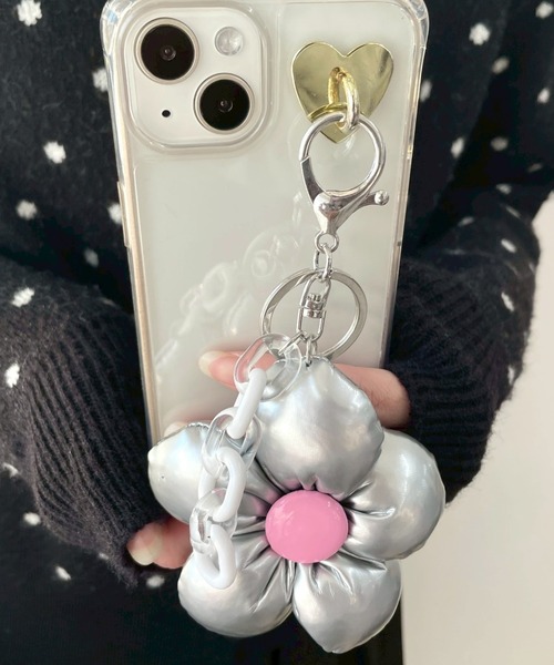 WEGO（ウィゴー） キーホルダー WEGO/クッションフラワーキーホルダー