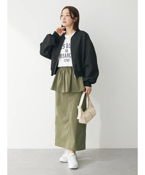 「Sugar spoon」 ジップアップブルゾン FREE ブルー レディース_画像5