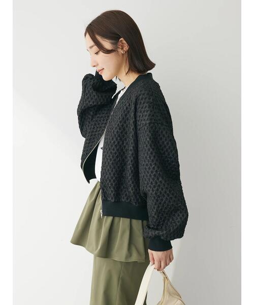 「Sugar spoon」 ジップアップブルゾン FREE ブルー レディース_画像7