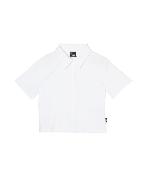 「FCMM」 半袖シャツ SMALL ホワイト レディース_画像8