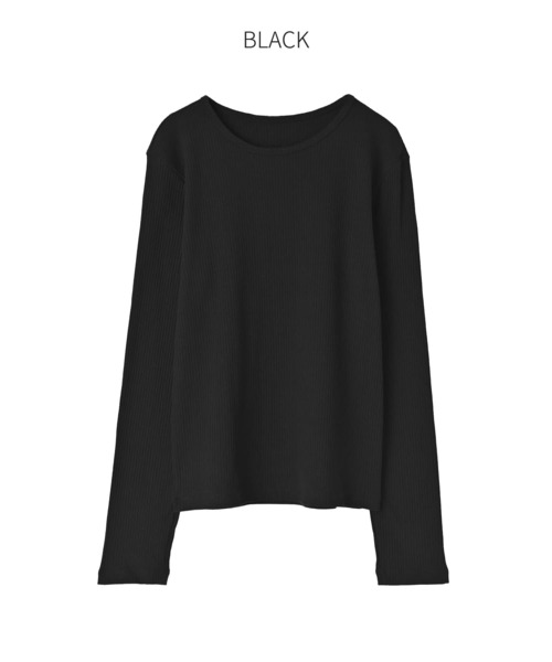 STYLE DELI（スタイルデリ） tシャツ 中太リブBASIC長袖カットソー