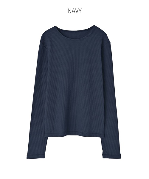 STYLE DELI（スタイルデリ） tシャツ 中太リブBASIC長袖カットソー