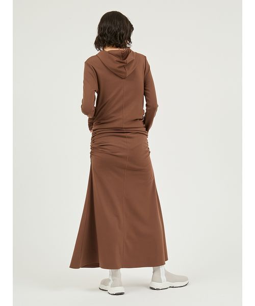 emmiブラウンサイズ1 emmi ワンピース カットソーフーディーワンピース : ZOZOTOWN Yahoo!店