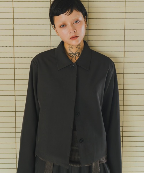 ジャケット・アウター SOUTIEN-COLLAR SHORT-JACKET lit コート アウター Soutien Collar Short Jacket レディース