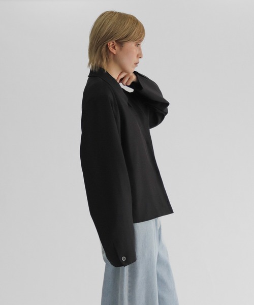 ジャケット・アウター SOUTIEN-COLLAR SHORT-JACKET lit コート アウター Soutien Collar Short Jacket レディース