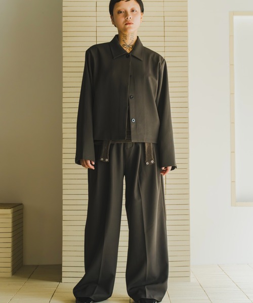 lit コート アウター Soutien Collar Short Jacket レディース