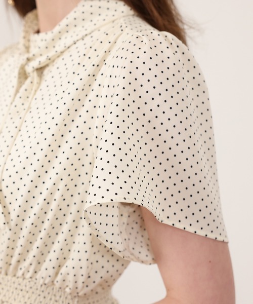 「ASTORIA ODIER」 半袖ワンピース MEDIUM スモークピンク レディース_画像5