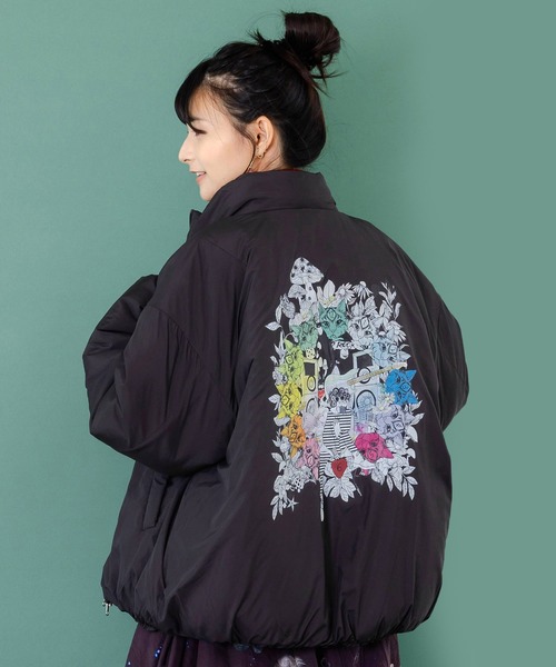 ScoLar ブルゾン アウター 153694：スカラー柄展開 中綿シンサレート