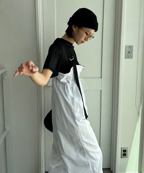 CFT. サロペット オーバーオール ワイドサスペンダーカラーステッチ