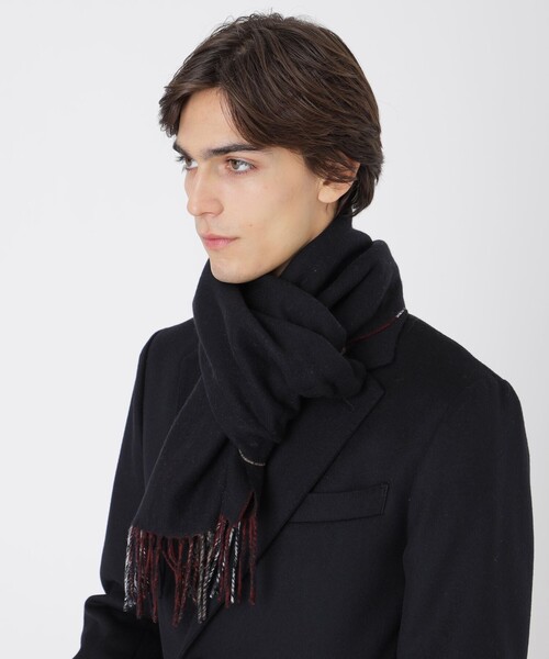 未使用 ブラックレーベル クレストブリッジ カシミヤ混 リバーシブル マフラー 99967579_411_d_500.jpg