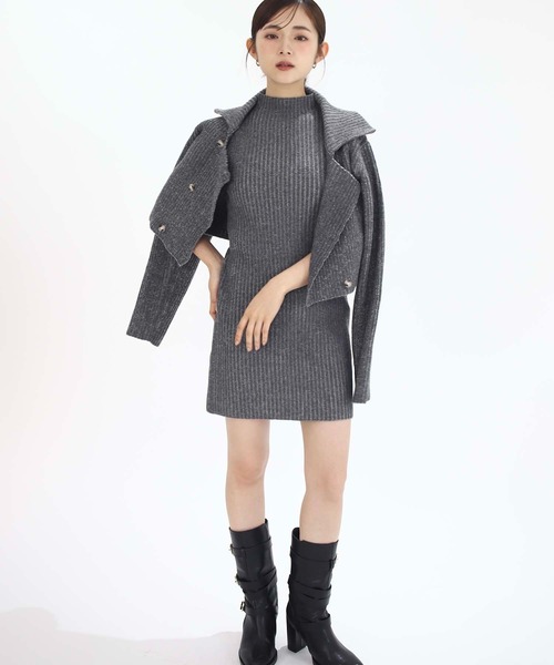 Luan（ルアン） ニット セーター 「Luan」RIB KNIT ENSEMBLE