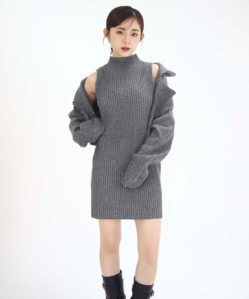Luan（ルアン） ニット セーター 「Luan」RIB KNIT ENSEMBLE