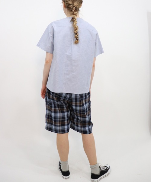 「haupia」 半袖ブラウス MEDIUM オフホワイト レディース_画像9