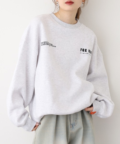 トレーナー スウェット 吸湿発熱 裾ドロスト裏起毛スウェット メンズ