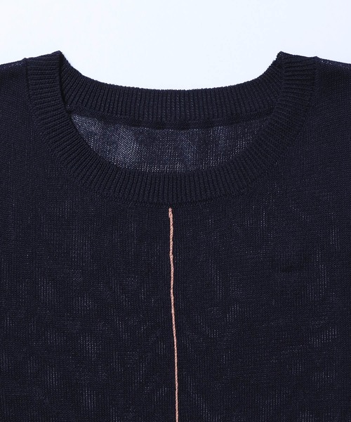 「hunch」 半袖ニット FREE グレイッシュベージュ レディース_画像5