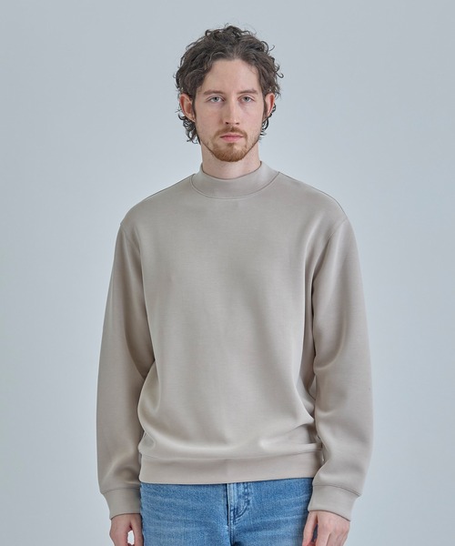 MEN'S BIGI（メンズビギ） tシャツ スエードタッチ ダンボールモック