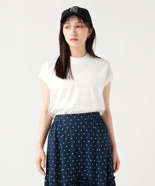 BEAMS HEART（ビームス ハート） tシャツ ハイネック フレンチスリーブ