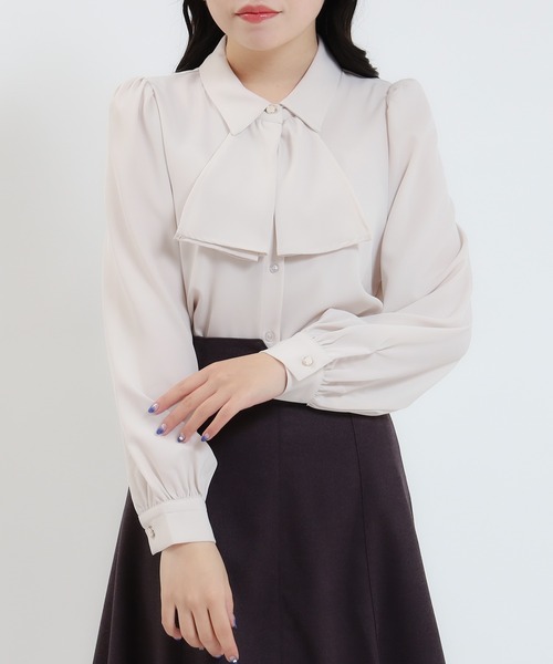 「ASTORIA ODIER」 長袖シャツ MEDIUM ホワイト レディース_画像7