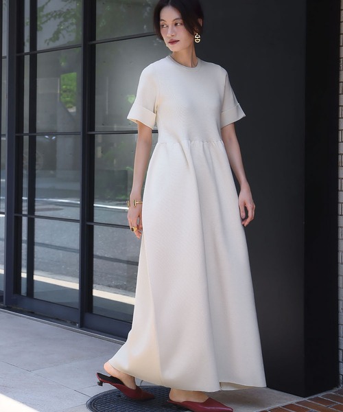 「ELFRANK」 ニットワンピース FREE チャコールグレー レディース_画像5